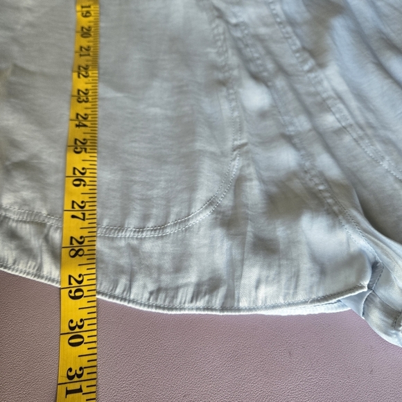 Intimately Free People Light Blue Long Sleeve Collared Loungewear Romper Size M - Picture 12 of 13